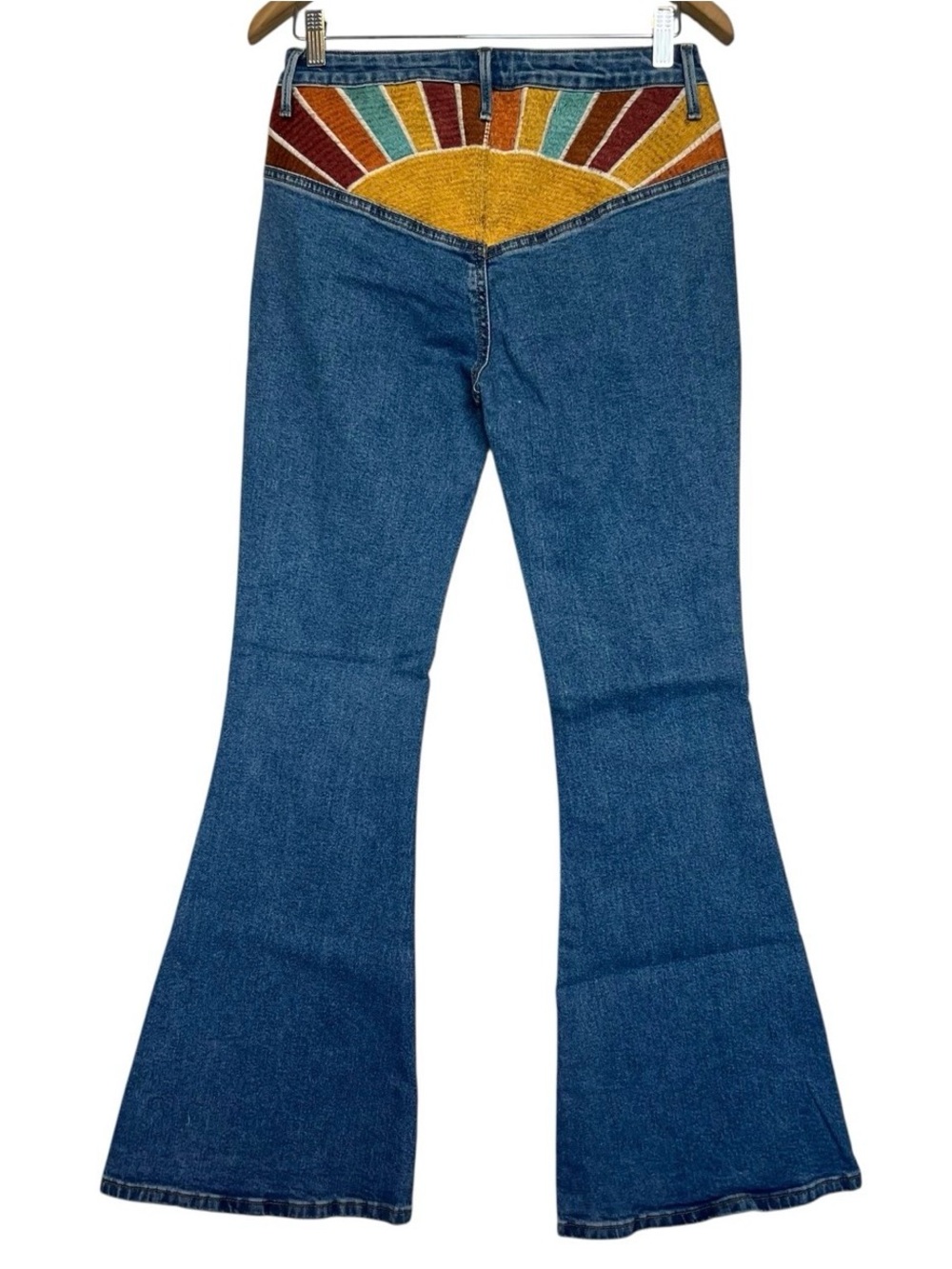 Driftwood Farrah X Sundaze NWT Size 27 Flare Boho Jeans